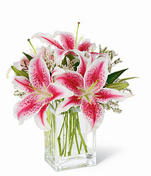 Pink Lily Bouquet from Lloyd's Florist, local florist in Louisville,KY